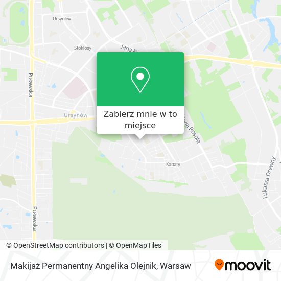 Mapa Makijaż Permanentny Angelika Olejnik