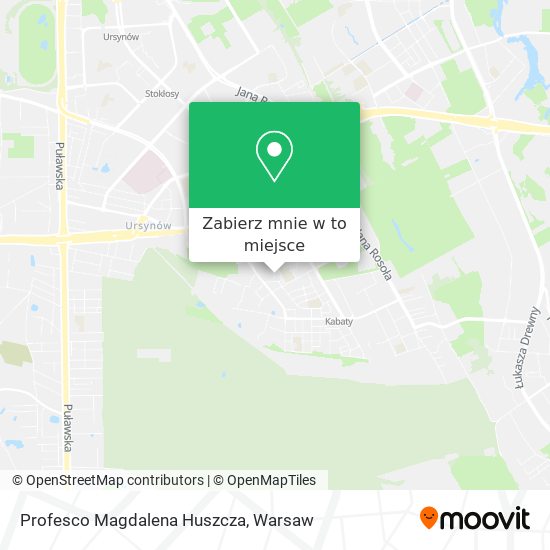 Mapa Profesco Magdalena Huszcza