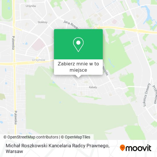 Mapa Michał Roszkowski Kancelaria Radcy Prawnego