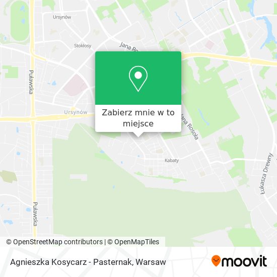 Mapa Agnieszka Kosycarz - Pasternak