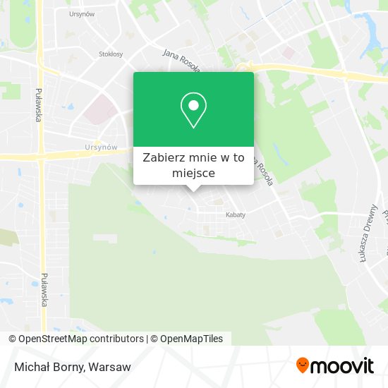 Mapa Michał Borny