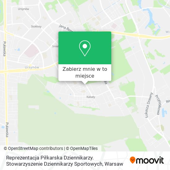 Mapa Reprezentacja Piłkarska Dziennikarzy. Stowarzyszenie Dziennikarzy Sportowych