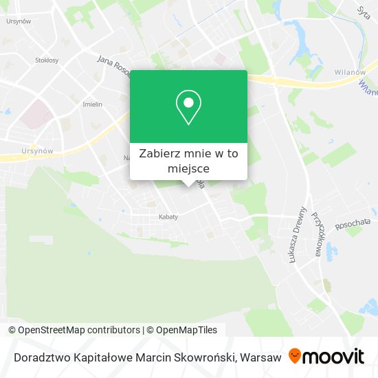 Mapa Doradztwo Kapitałowe Marcin Skowroński