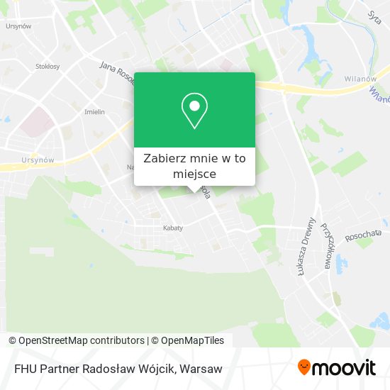 Mapa FHU Partner Radosław Wójcik