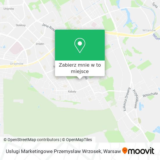 Mapa Usługi Marketingowe Przemysław Wrzosek