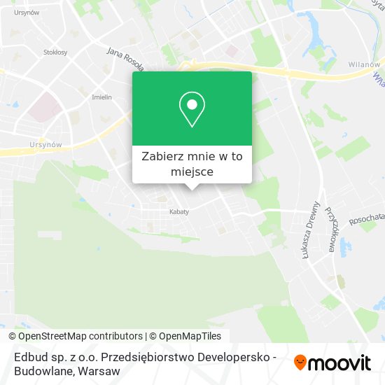 Mapa Edbud sp. z o.o. Przedsiębiorstwo Developersko - Budowlane