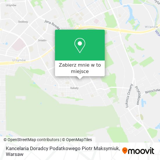 Mapa Kancelaria Doradcy Podatkowego Piotr Maksymiuk