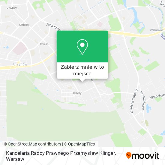 Mapa Kancelaria Radcy Prawnego Przemysław Klinger