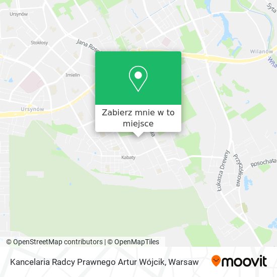 Mapa Kancelaria Radcy Prawnego Artur Wójcik