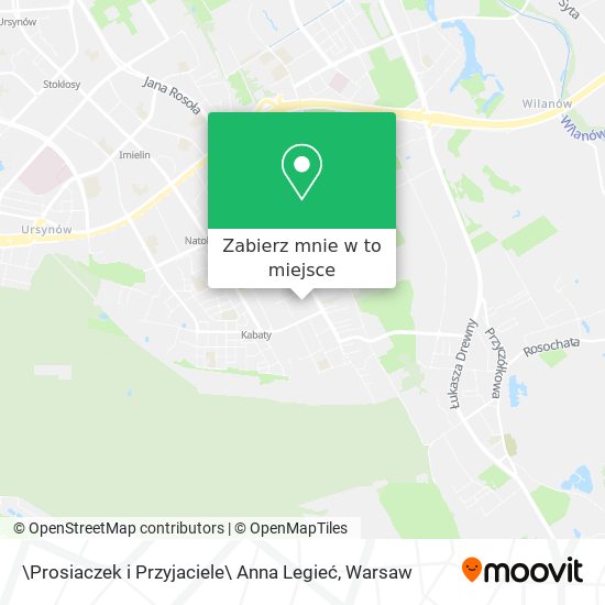 Mapa \Prosiaczek i Przyjaciele\ Anna Legieć