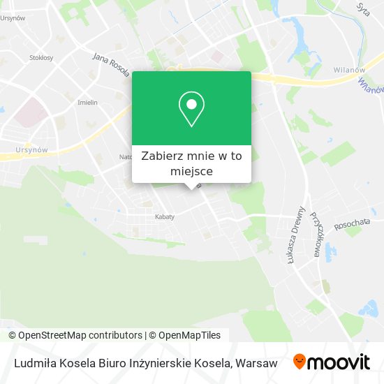 Mapa Ludmiła Kosela Biuro Inżynierskie Kosela