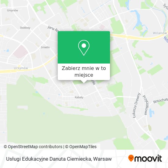 Mapa Usługi Edukacyjne Danuta Ciemiecka