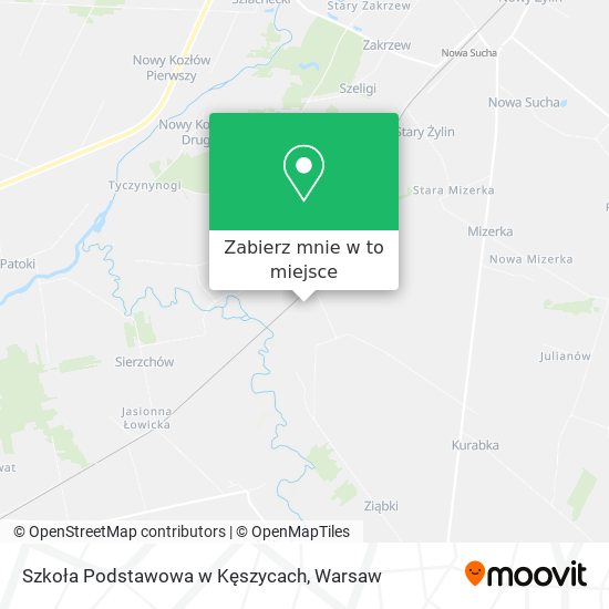 Mapa Szkoła Podstawowa w Kęszycach