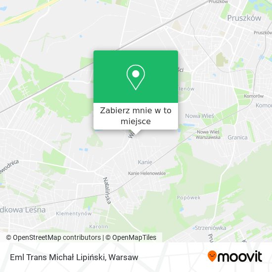 Mapa Eml Trans Michał Lipiński