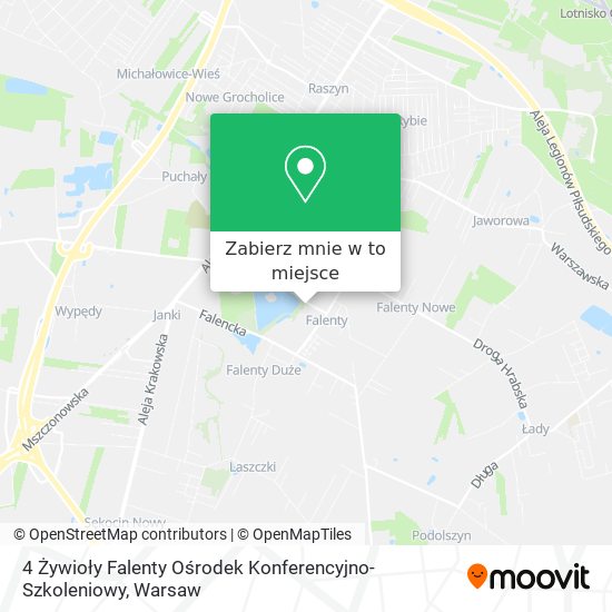 Mapa 4 Żywioły Falenty Ośrodek Konferencyjno-Szkoleniowy