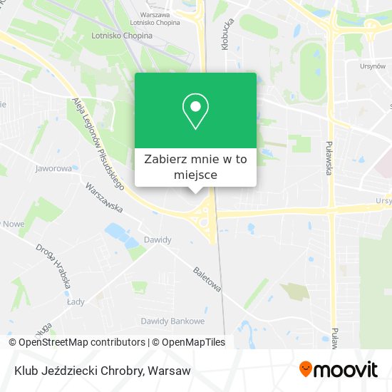 Mapa Klub Jeździecki Chrobry