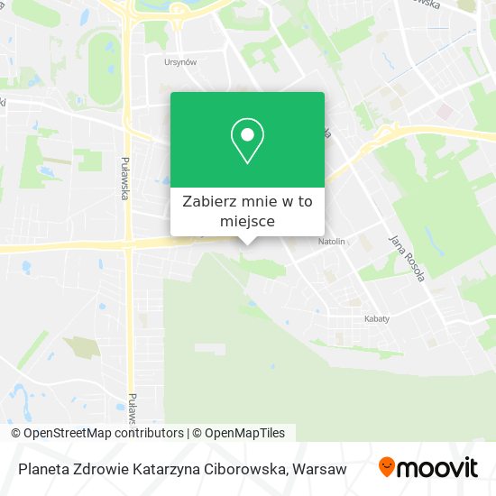 Mapa Planeta Zdrowie Katarzyna Ciborowska