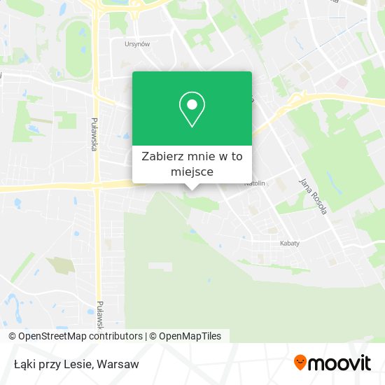 Mapa Łąki przy Lesie