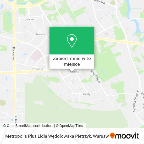 Mapa Metropolis Plus Lidia Wędołowska Pietrzyk