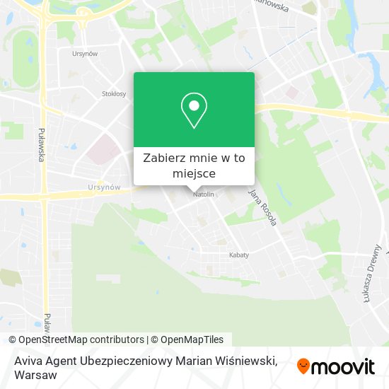 Mapa Aviva Agent Ubezpieczeniowy Marian Wiśniewski