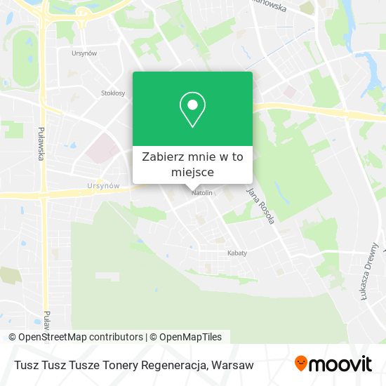 Mapa Tusz Tusz Tusze Tonery Regeneracja