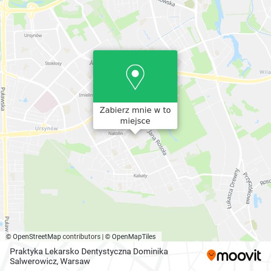 Mapa Praktyka Lekarsko Dentystyczna Dominika Salwerowicz