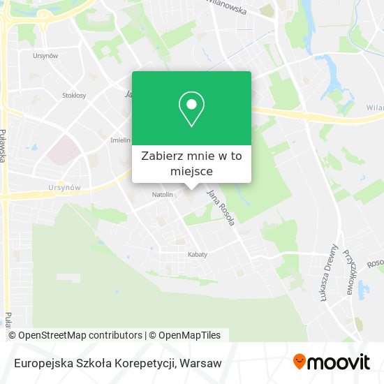 Mapa Europejska Szkoła Korepetycji