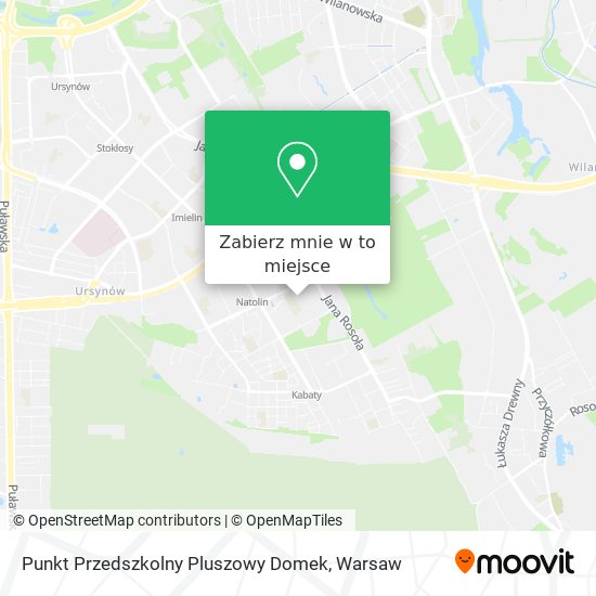 Mapa Punkt Przedszkolny Pluszowy Domek