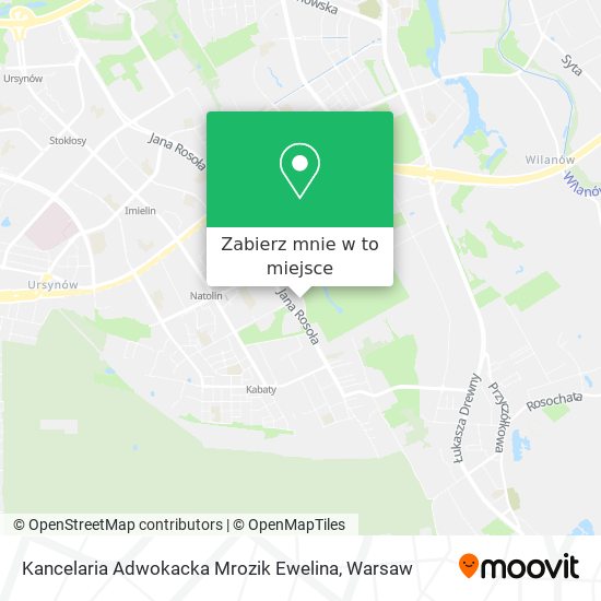 Mapa Kancelaria Adwokacka Mrozik Ewelina