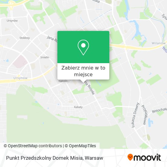 Mapa Punkt Przedszkolny Domek Misia