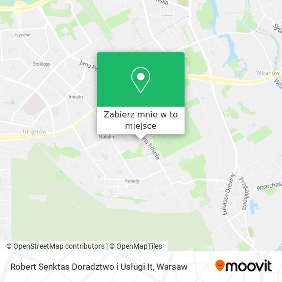 Mapa Robert Senktas Doradztwo i Usługi It