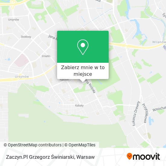 Mapa Zaczyn.Pl Grzegorz Świniarski