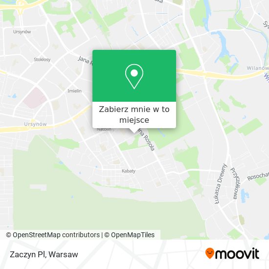 Mapa Zaczyn Pl