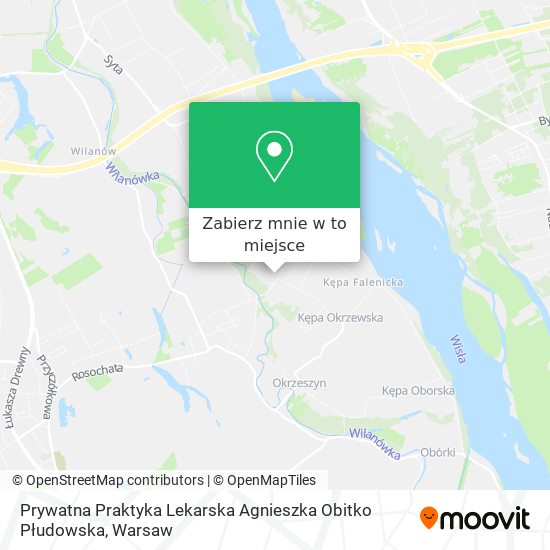 Mapa Prywatna Praktyka Lekarska Agnieszka Obitko Płudowska