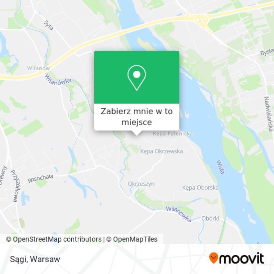 Mapa Sągi