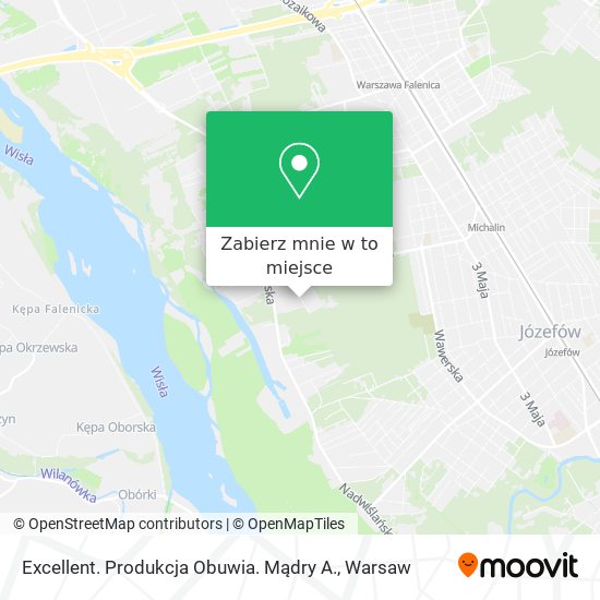 Mapa Excellent. Produkcja Obuwia. Mądry A.