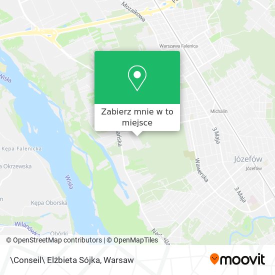 Mapa \Conseil\ Elżbieta Sójka