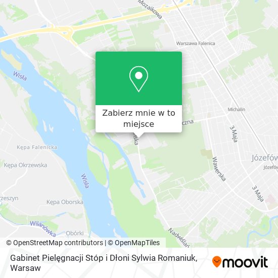 Mapa Gabinet Pielęgnacji Stóp i Dłoni Sylwia Romaniuk