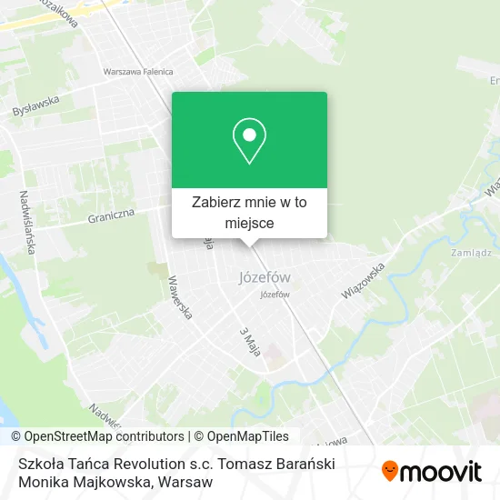 Mapa Szkoła Tańca Revolution s.c. Tomasz Barański Monika Majkowska