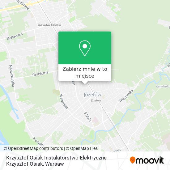 Mapa Krzysztof Osiak Instalatorstwo Elektryczne Krzysztof Osiak