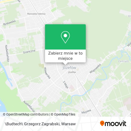 Mapa \Budtech\ Grzegorz Zagrabski