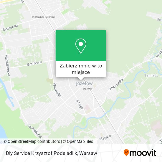 Mapa Diy Service Krzysztof Podsiadlik