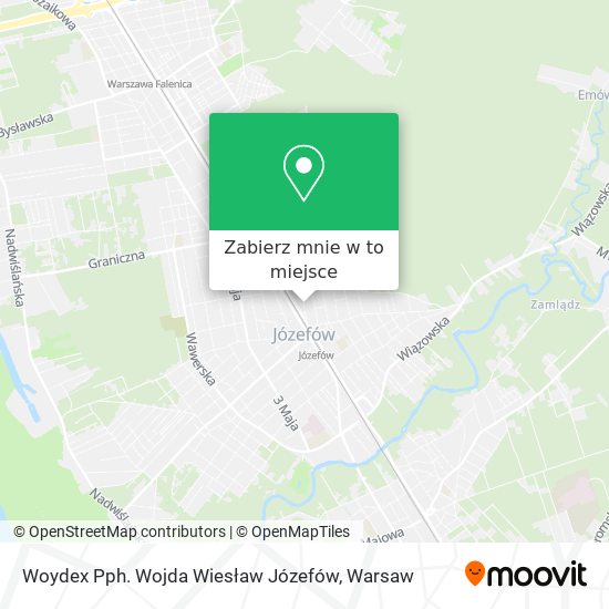 Mapa Woydex Pph. Wojda Wiesław Józefów