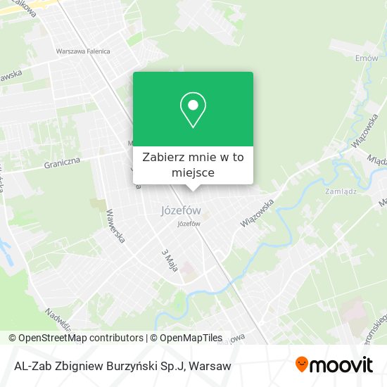 Mapa AL-Zab Zbigniew Burzyński Sp.J