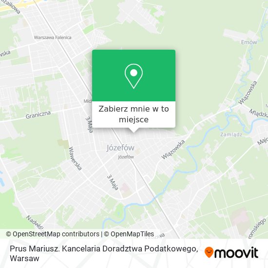 Mapa Prus Mariusz. Kancelaria Doradztwa Podatkowego