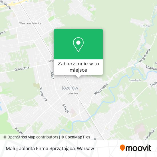 Mapa Małuj Jolanta Firma Sprzątająca