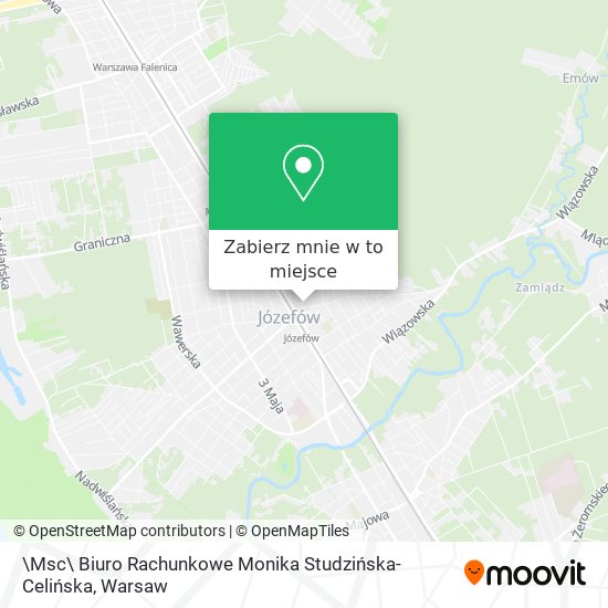 Mapa \Msc\ Biuro Rachunkowe Monika Studzińska-Celińska