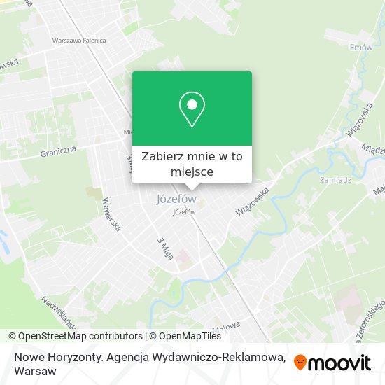 Mapa Nowe Horyzonty. Agencja Wydawniczo-Reklamowa