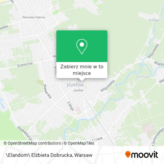 Mapa \Elandom\ Elżbieta Dobrucka