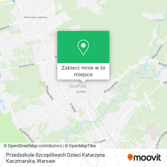 Mapa Przedszkole Szczęśliwych Dzieci Katarzyna Kaczmarska